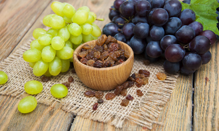 Raisins vs Grapes